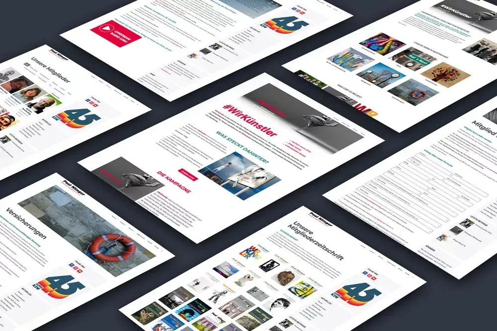 kws kreativ neue Webseite für kuenstlersozialwerk